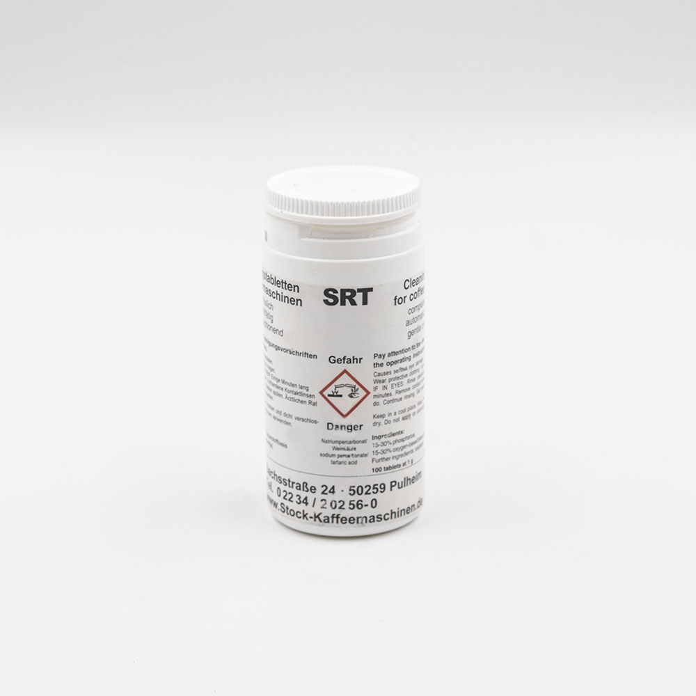 STOCK - SRT Reinigungstabletten für Kaffeemaschinen - 100 Tabs á 1g